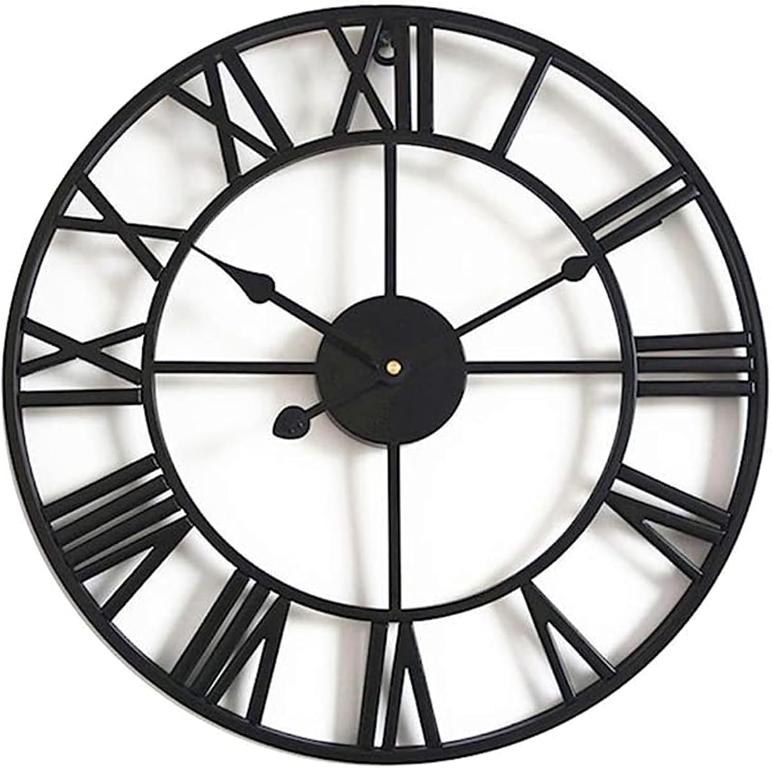 Detalle de ACCSHINE 9931986 väggklocka, 60 cm med romerska siffror och tyst kvartsur