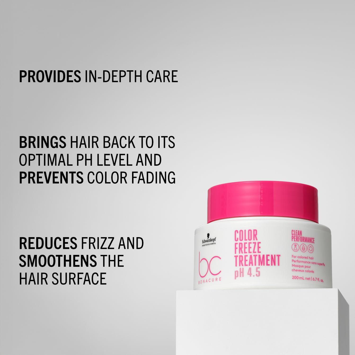 Thumbnail 2 de Schwarzkopf Professional Bonacure Color Freeze Treatment Creamy Hair Mask (pH 4.5) for Coloured Hair, 200 ml