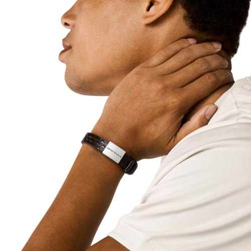 Detalle 2 de Emporio Armani Pulsera de hombre acero cierre deslizante