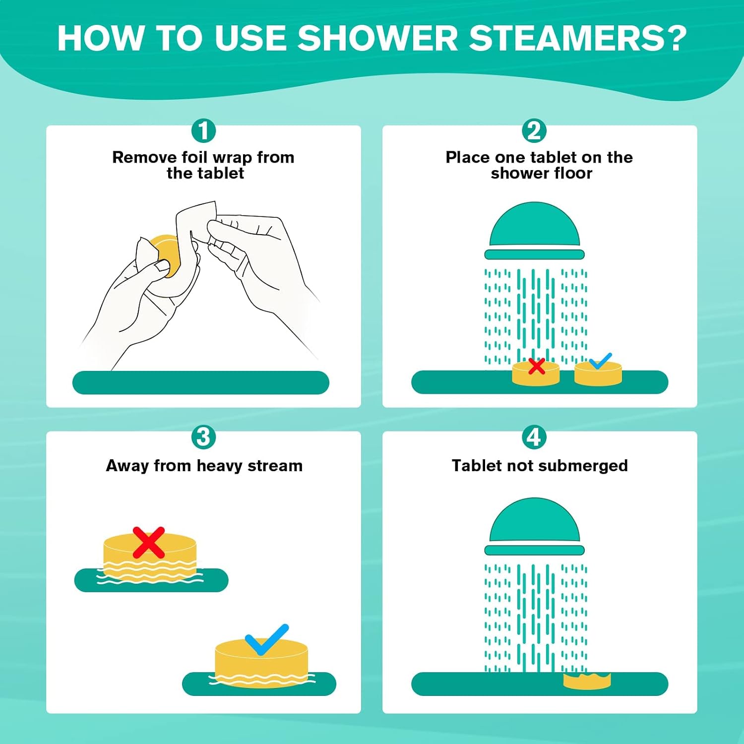 Thumbnail 6 de JoJowell 18 Pack Shower Steamers