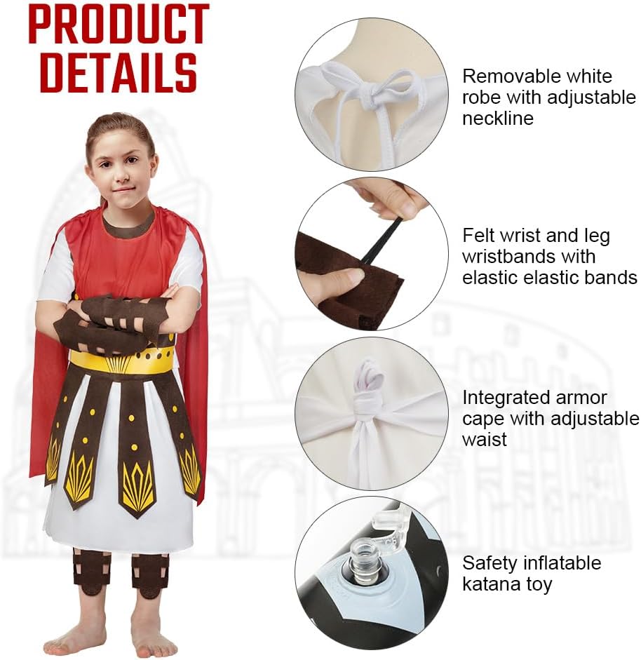 Thumbnail 2 de AYBUY Romano Medievale Costume Bambino 🛡