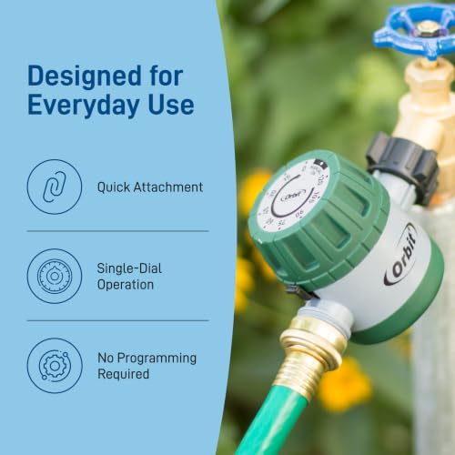 Thumbnail 7 de Orbit Mechanical Water Timer - Adjustable Irrigation Shutoff for Lawn & Garden