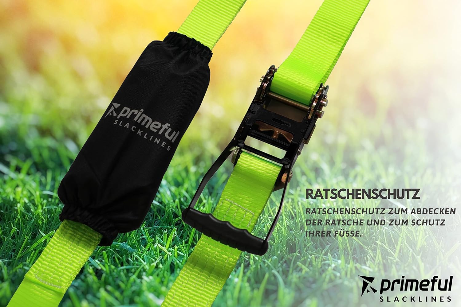 Detalle 2 de Primeful Slackline Set 18,5 m bis 150 kg