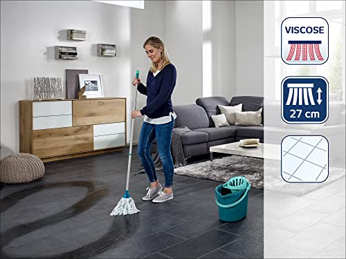 Detalle 2 de Leifheit Classic Fregona con cubo escurridor 12L