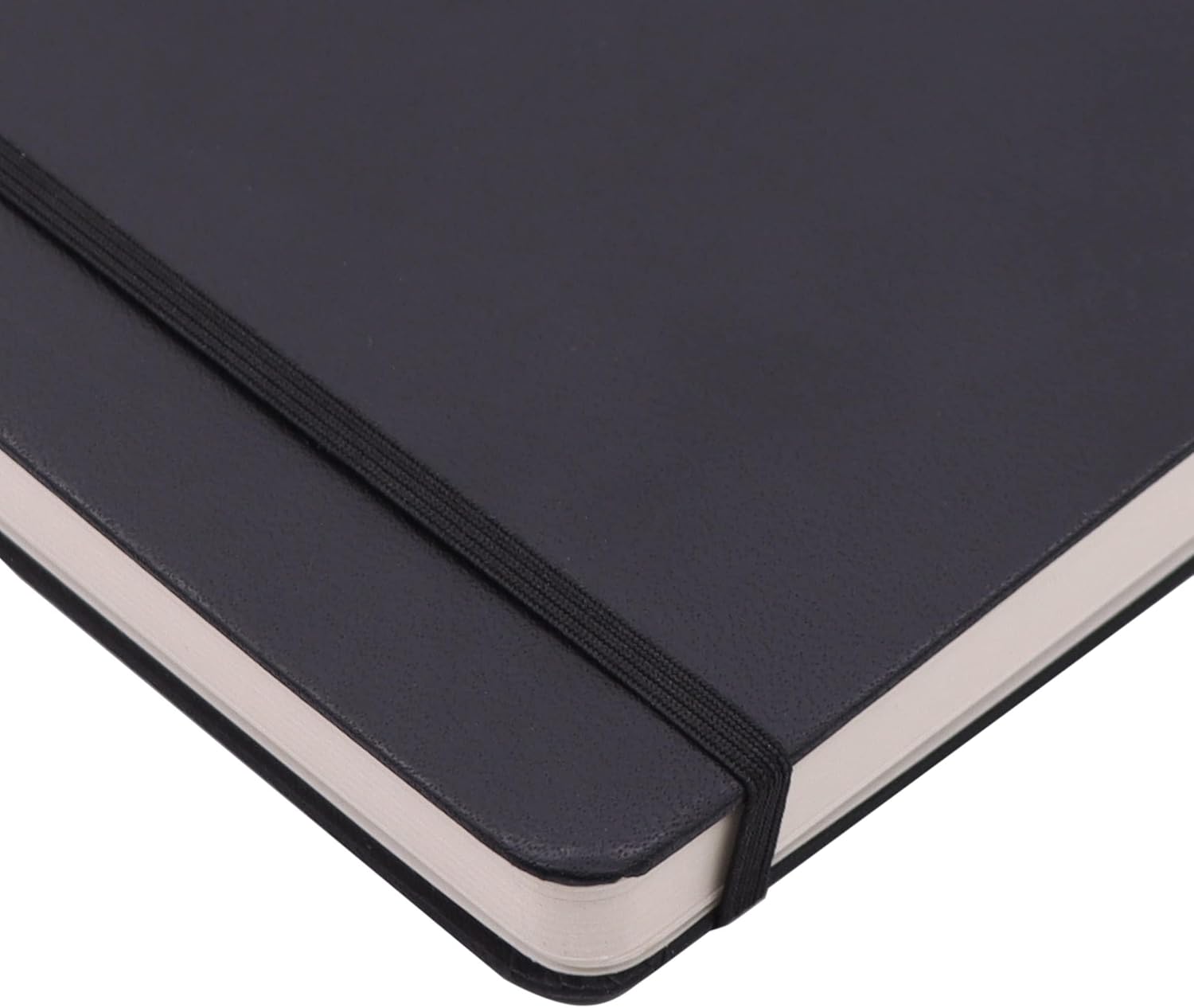 Detalle de Amazon Basics carnet de croquis à couverture rigide 21 x 13 cm – grand format, noir