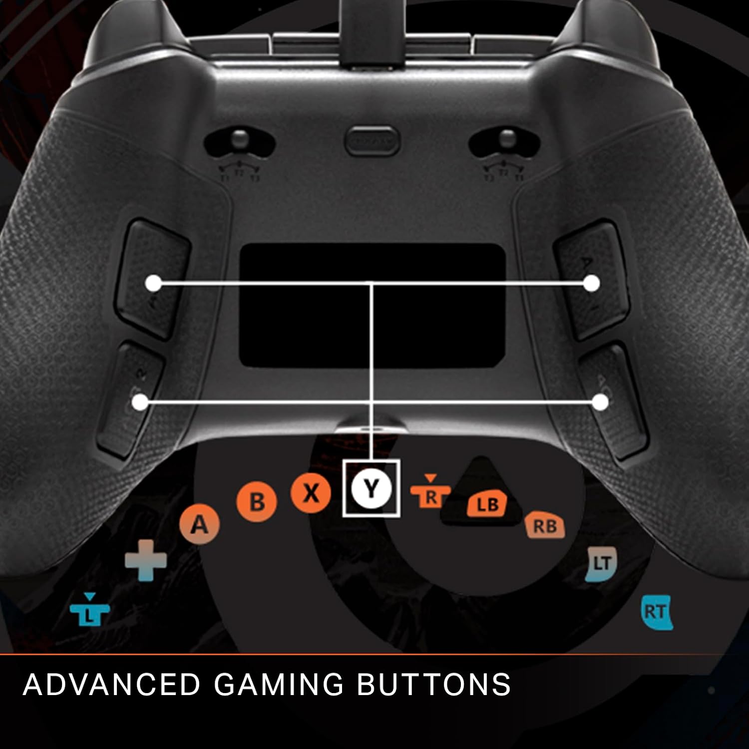 Detalle 1 de PowerA FUSION Pro 4 Wired Controller for Xbox Series X|S (Hall Effect Thumbsticks, Quick-Twist height)
