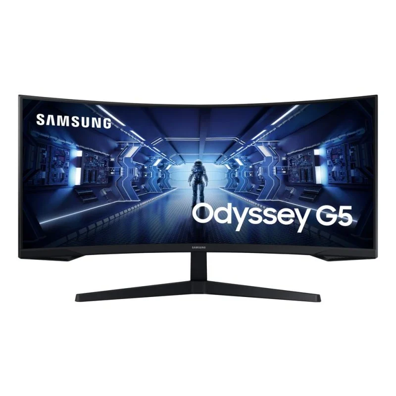 Detalle de Monitor Samsung G Series C34G55TWWU 34" UltraWide QHD 165 Hz, VA curvo 1000R