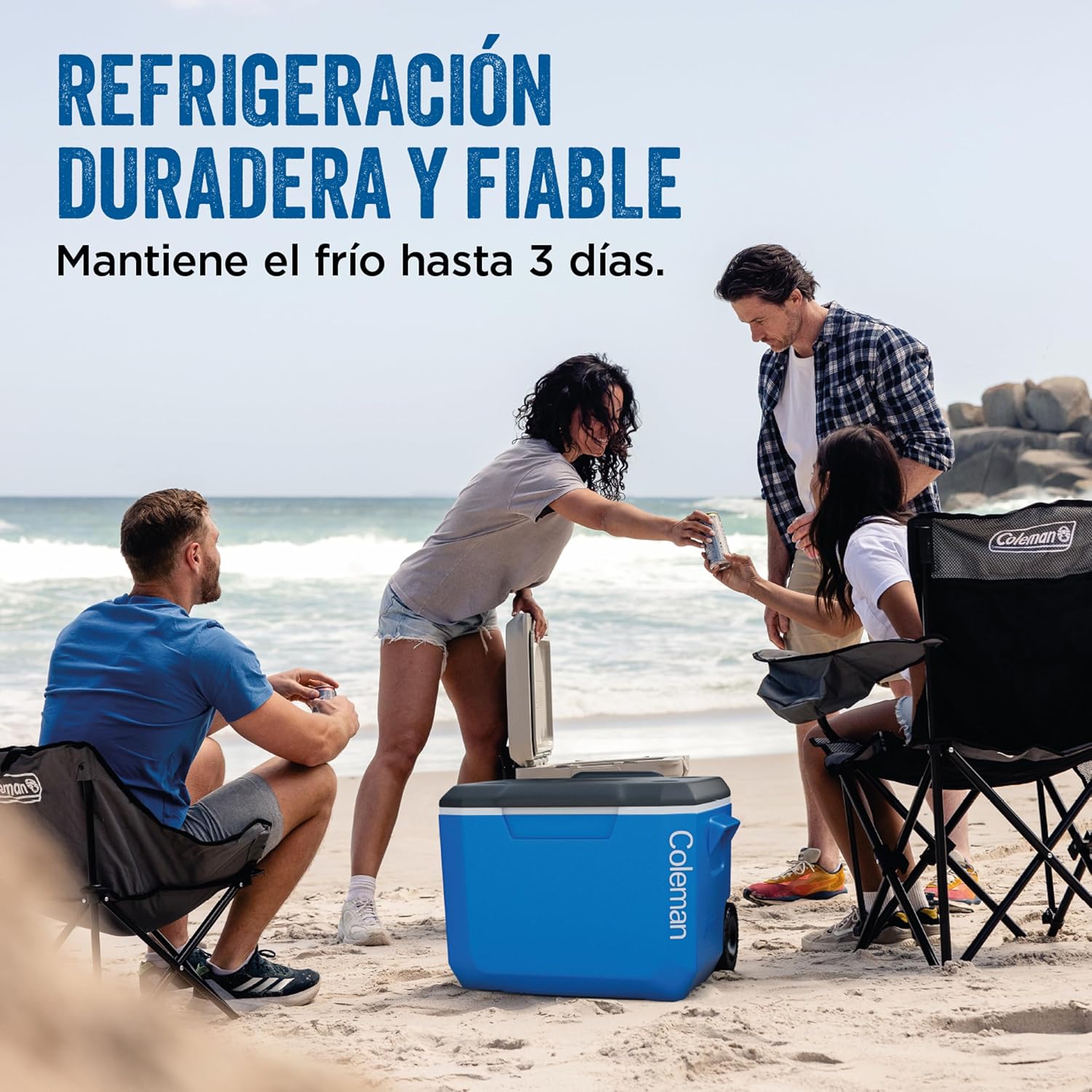 Detalle 2 de Coleman tienda de campaña 4 plazas ⛺