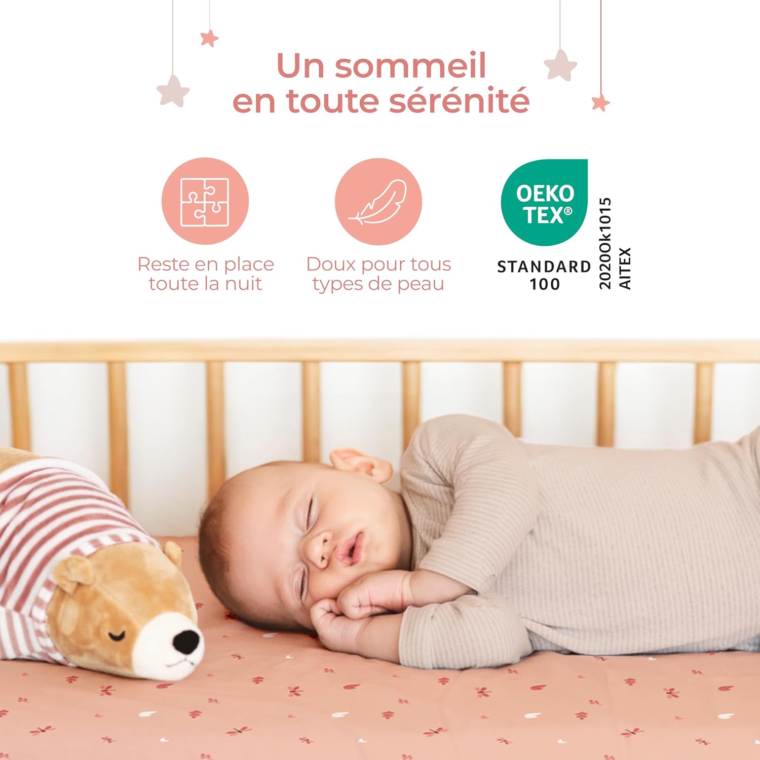 Thumbnail 4 de Dreamzie Drap housse 70x140 cm bébé
