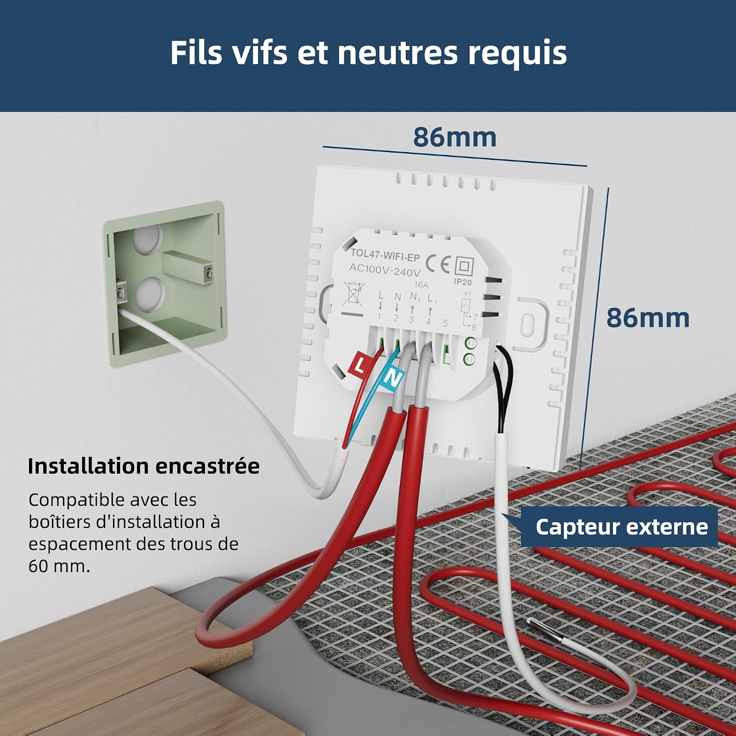 Thumbnail 5 de BEOK CONTROLS Thermostat WiFi 16 A