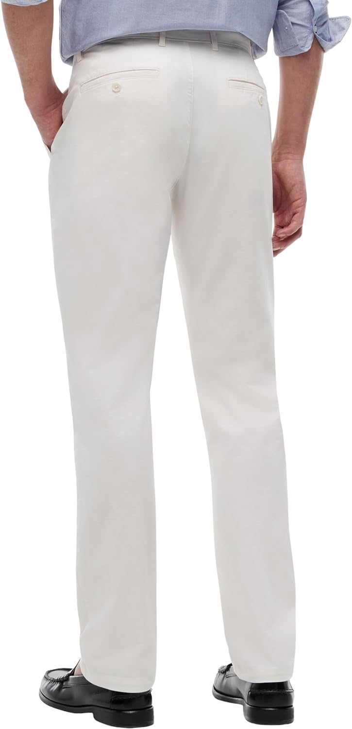 Detalle de Tommy Hilfiger Herren Chino – zeitlose, bequeme Alltagshose aus regenerativer Baumwolle