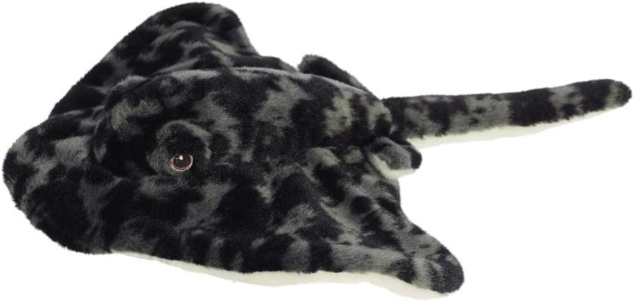 Detalle 2 de Aurora 35019 Eco Nation Stingray 12In Soft Toy – Black & Grey (Medium)