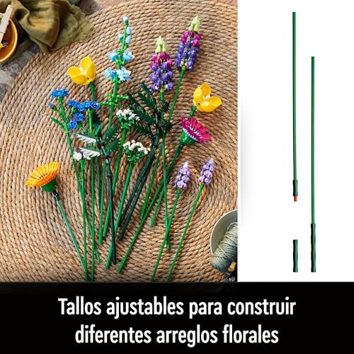 Thumbnail 3 de LEGO Botanicals Wildflower Bouquet Set 10313: ramo artificial para decorar y relajar la mente