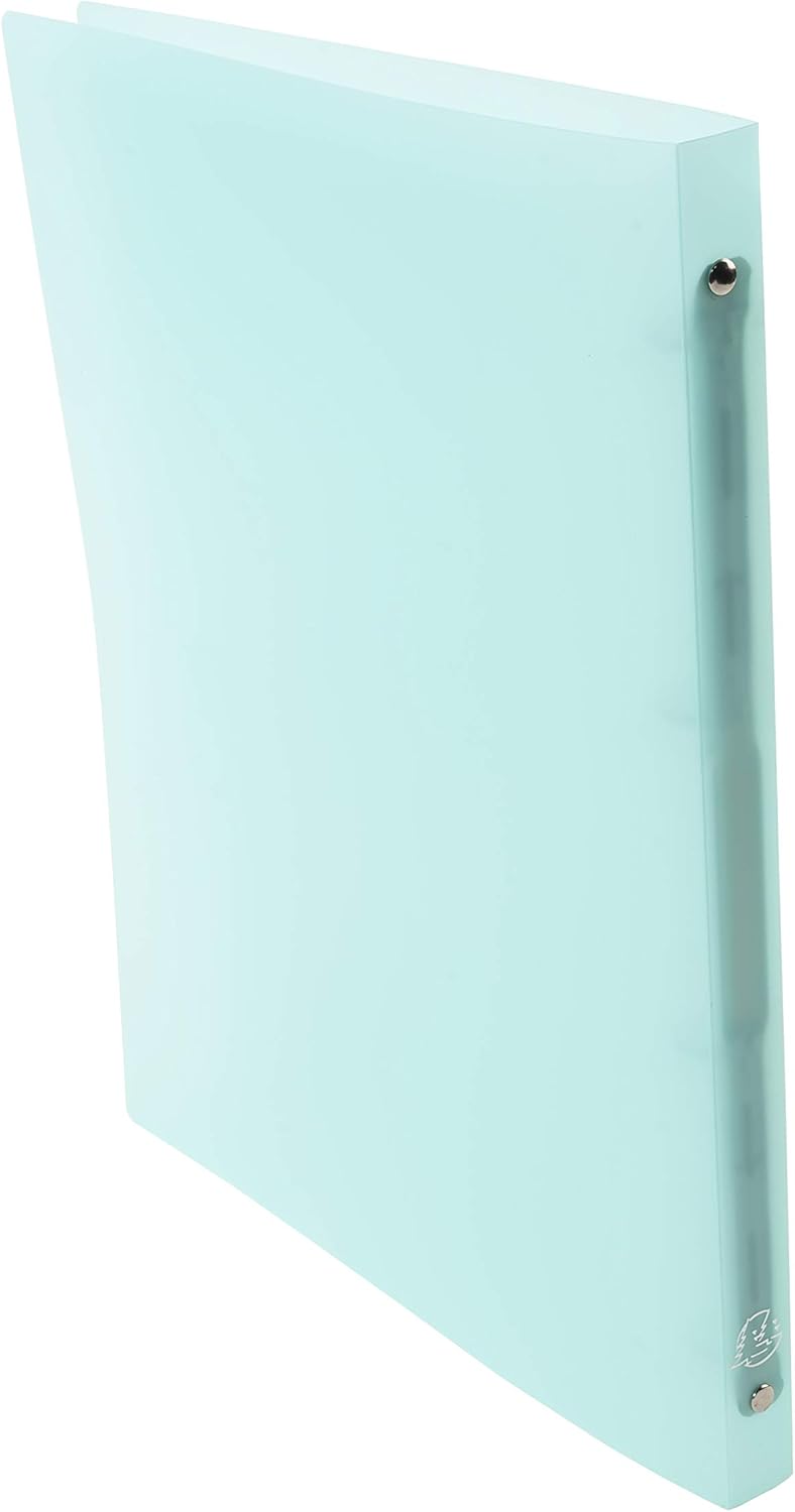 Detalle de Exacompta 51170E - Lot de 5 classeurs souples Chromaline pastel, A4, 4 anneaux 15 mm, 320 x 250 mm