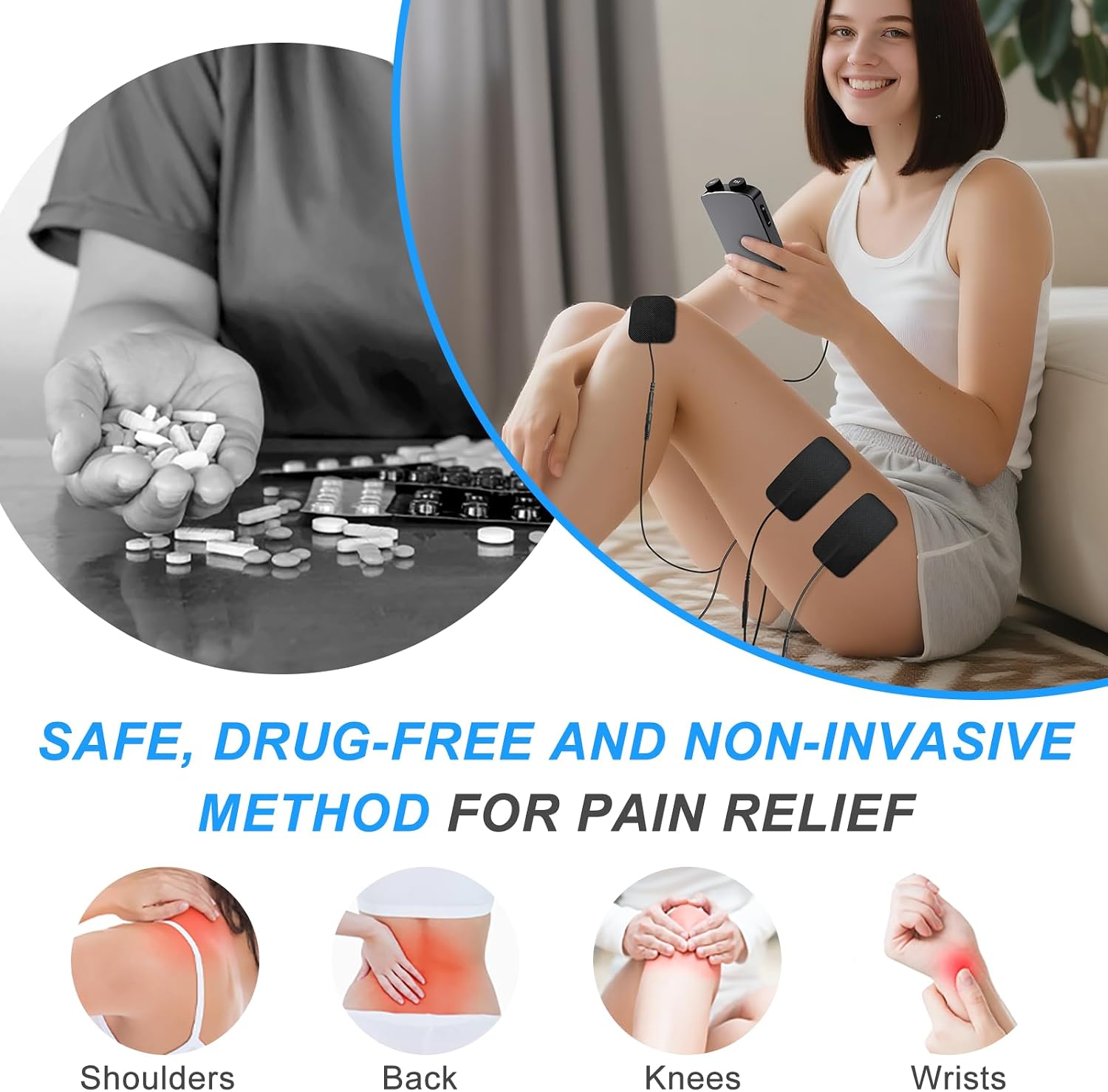 Detalle de Belifu TENS EMS Unit with 3.8-Inch Display