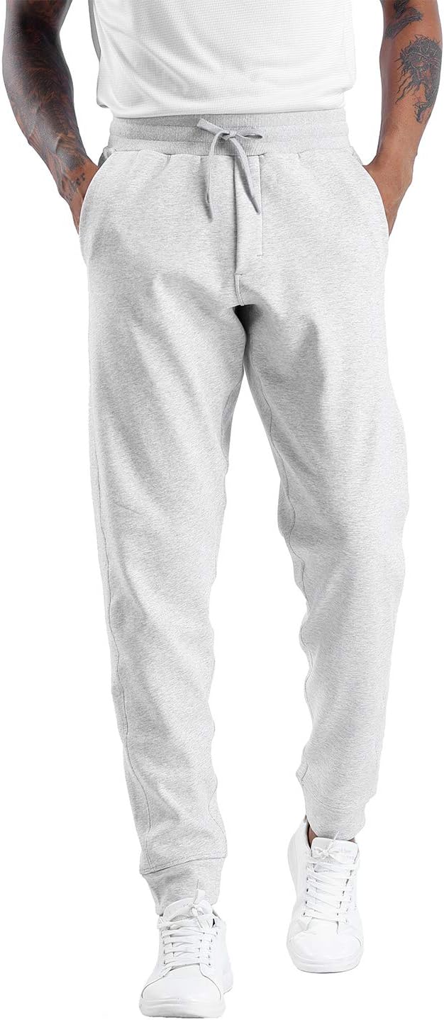 The Gym People pantaloni da jogging da uomo in pile con tasche profonde e vestibilità ampia