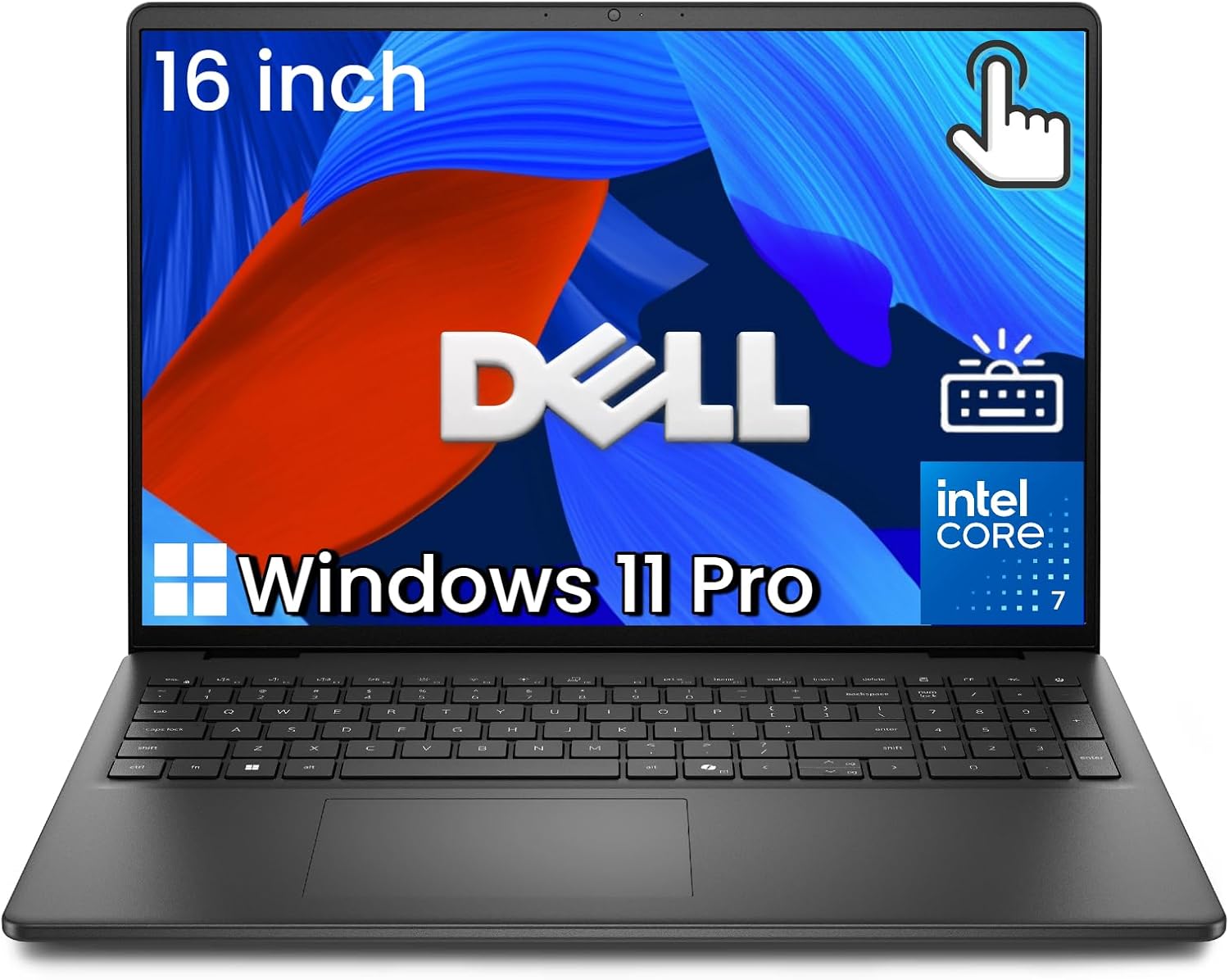 Detalle de Dell Business Laptop, 16-inch touchscreen