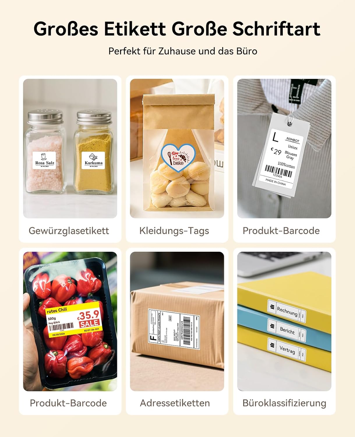 Thumbnail 4 de NIIMBOT B21Pro Etikettendrucker – 300 DPI, Foto-Labeldruck, kabellos, grün