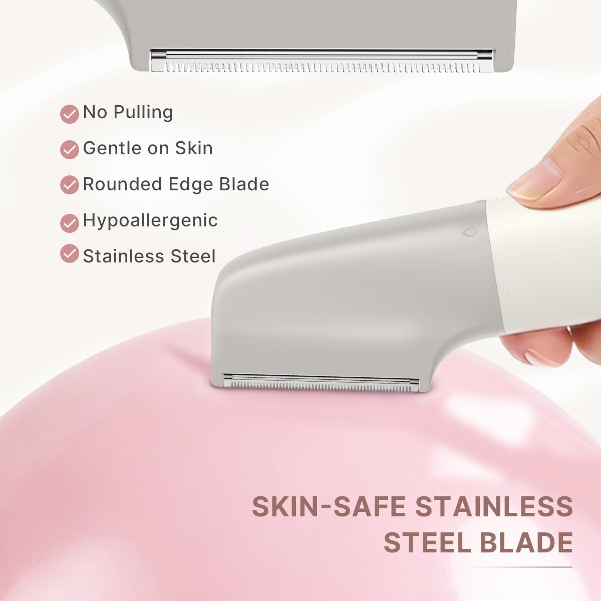 Detalle de TOUCHBeauty Bikini Trimmer for Women – 2-in-1 Electric Trimmer with 26mm & 36mm Heads