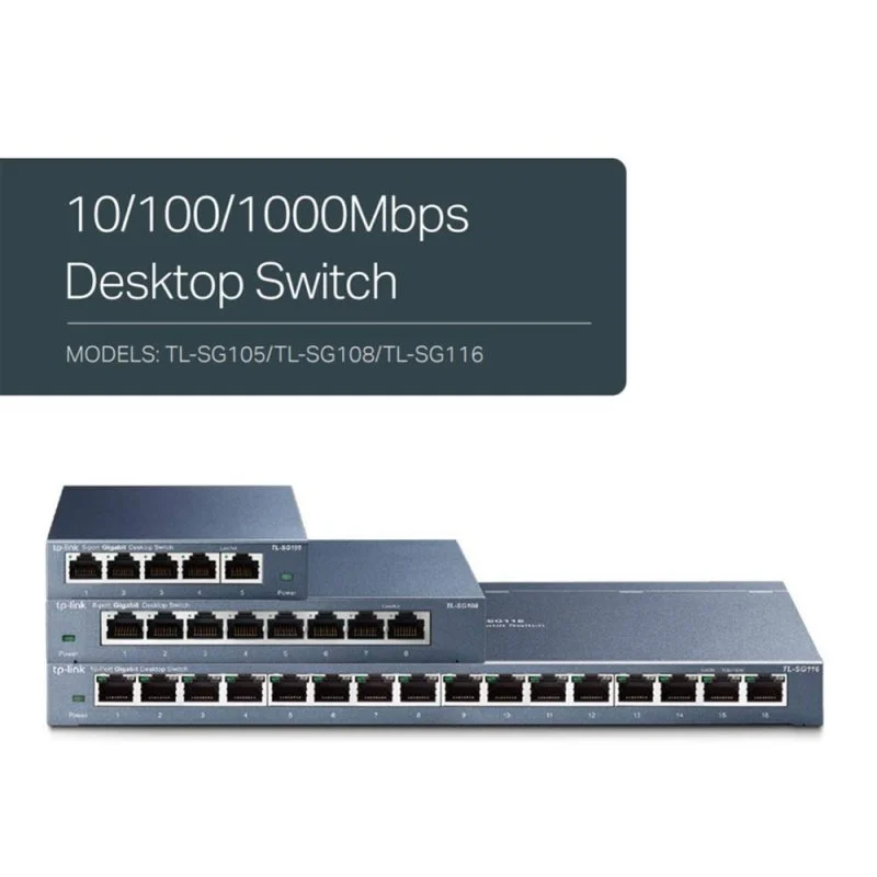Thumbnail 1 de TP-Link TL-SG105S: Switch 5 Puertos Gigabit Metálico