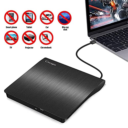 Thumbnail 2 de Cocopa Masterizzatore DVD Esterno: Lettore CD/DVD Portatile Ultra-Slim con USB 3.0
