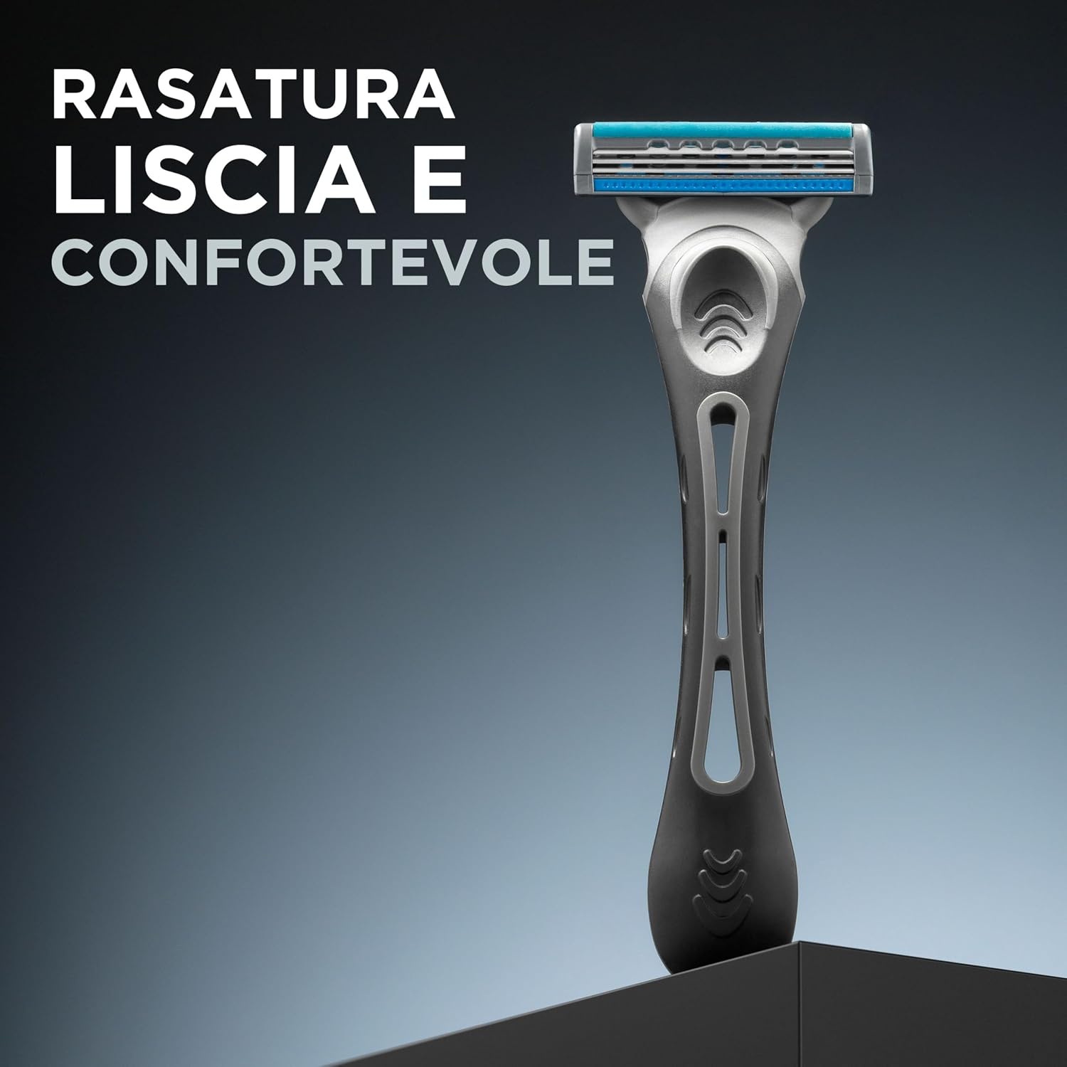 Thumbnail 5 de Wilkinson Sword Essential 3 Black — Rasoio usa e getta a 3 lame, testina girevole, Aloe, confezione da 12