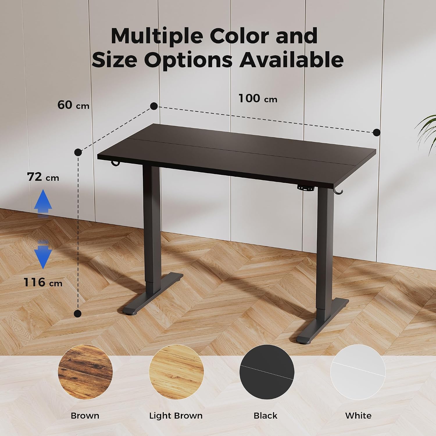 Thumbnail 1 de Agilestic Electric Standing Desk 100×60 cm