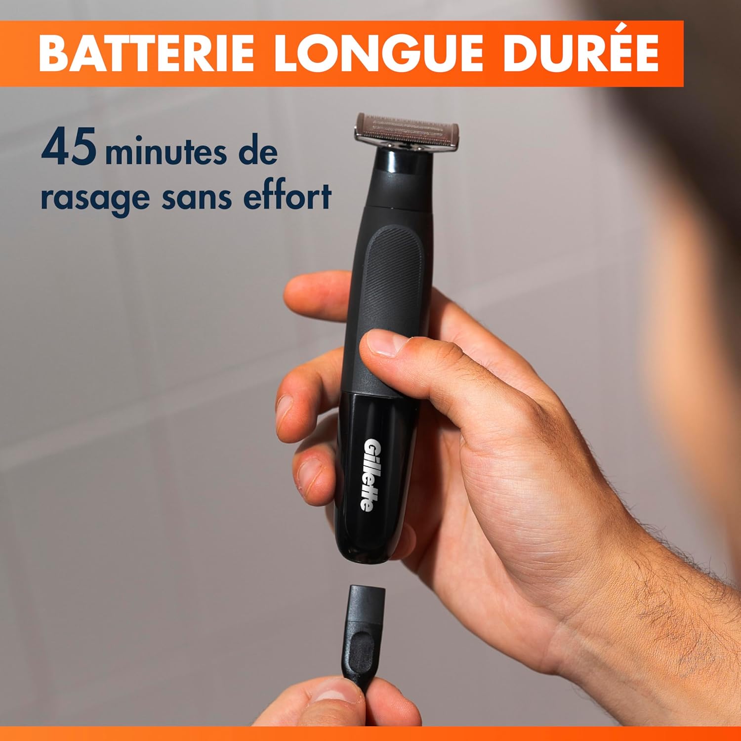Thumbnail 6 de Gillette Fusion One (Braun) – tondeuse et rasoir électrique homme hybride tout-en-un, tête pivotante, étanche
