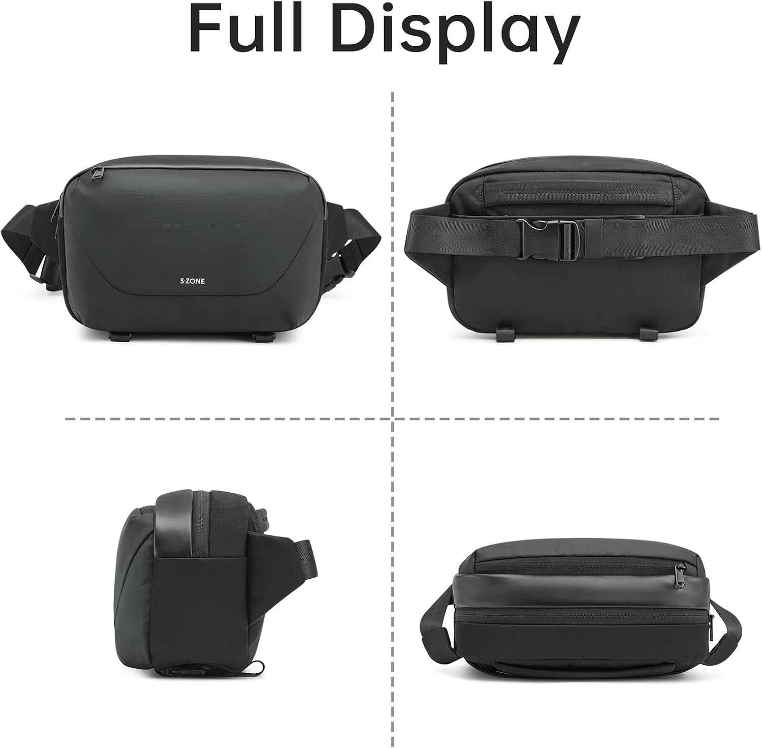 Thumbnail 6 de S-ZONE 2 in 1 Camera Bag Waterproof sling 30cm