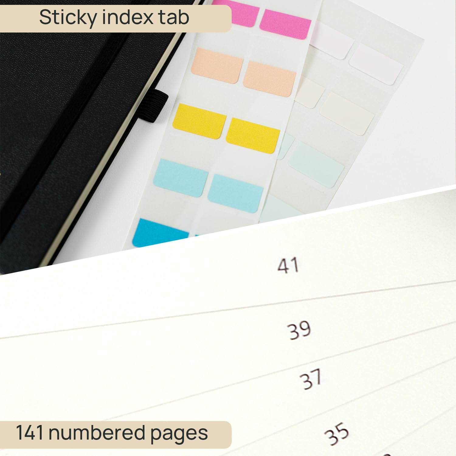 Thumbnail 4 de POPRUN Taccuino A5 rigido 141 pagine numerate 📒