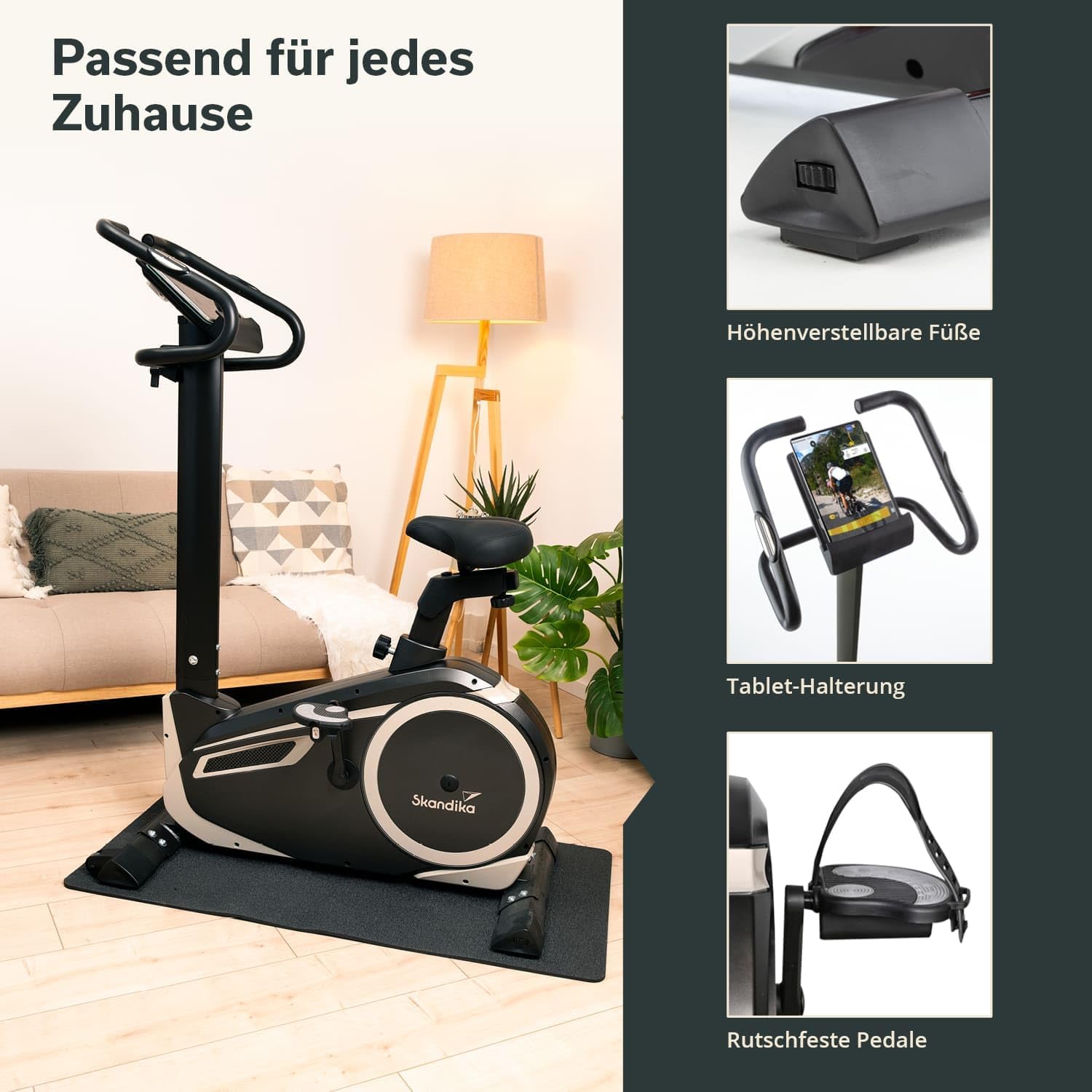 Thumbnail 6 de Skandika Ergometer Morpheus Heimtrainer 12 kg Schwungmasse