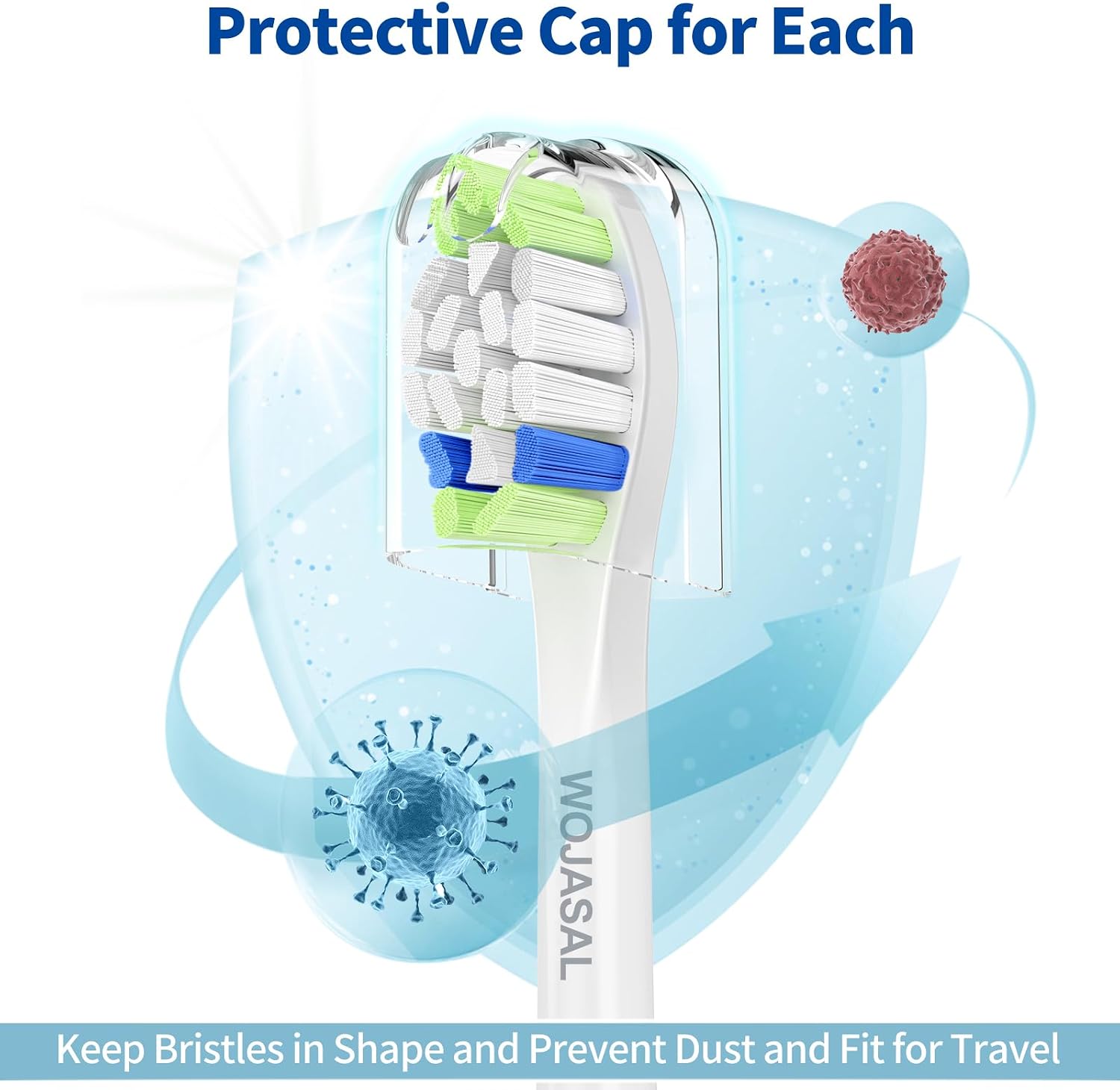 Thumbnail 5 de Replacement Toothbrush Heads Pack of 10 🪥