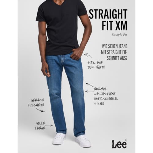Thumbnail 3 de Lee Jeans Herren Regular Straight Fit Extreme Motion – Modell 112119560, Größe 33/32, Blau