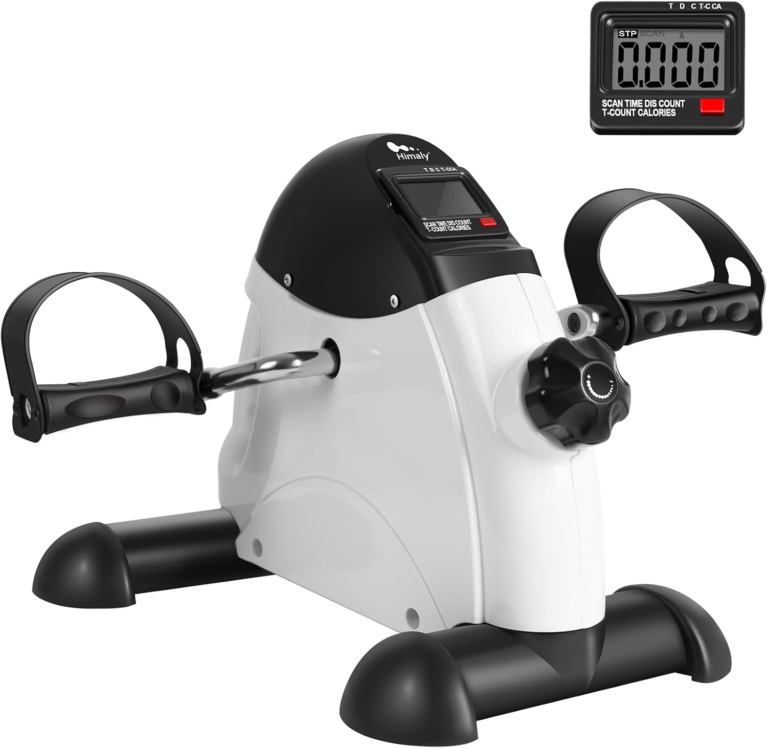 Detalle de Himaly mini rower treningowy z regulowanym oporem i wyświetlaczem LCD