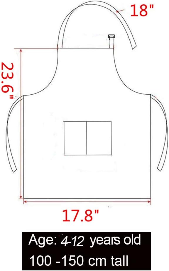 Thumbnail 1 de CWFUN Kids' White Apron and Chef Hat Set for 4–12 Years