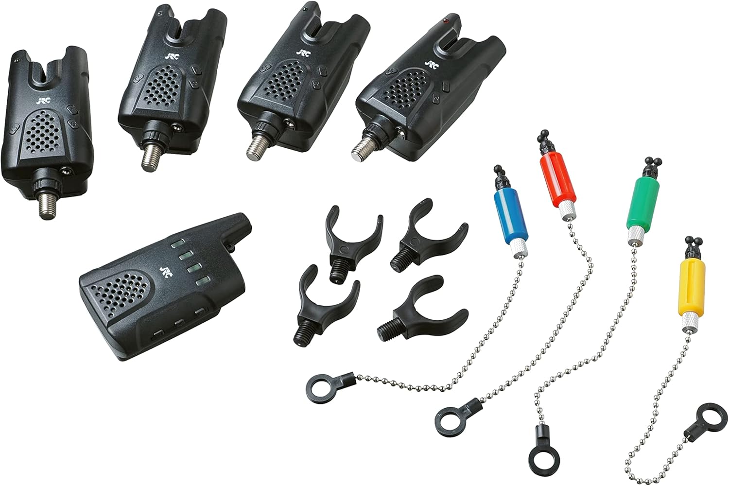 Detalle de JRC Radar CR 4+1 Bite Alarm Kit: ensemble d’alarme de morsure pour carpophilie