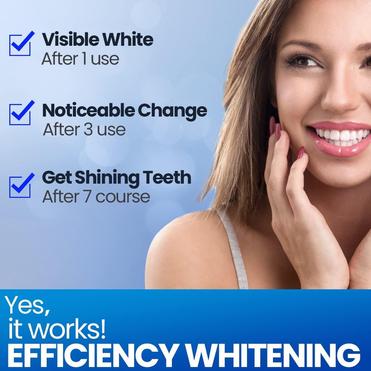 Detalle 2 de Teeth Whitening Strips 28-pack — Non‑Sensitive Kit 🪥