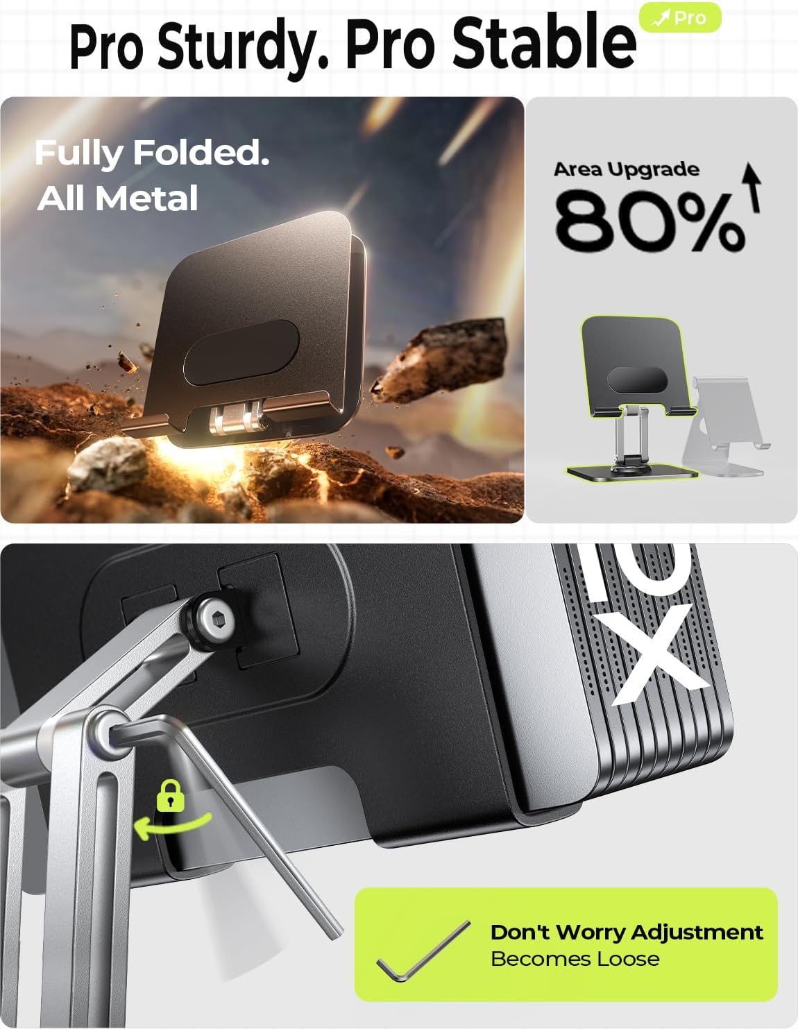 Thumbnail 5 de LISEN Tablet Ständer verstellbar 4,7–12,9"