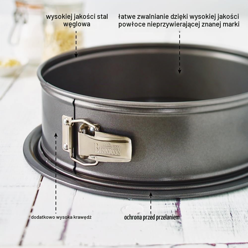 Detalle 2 de RBV Birkmann 881037 Easy Baking – tortownica Ø 28 cm z powłoką nieprzywierającą