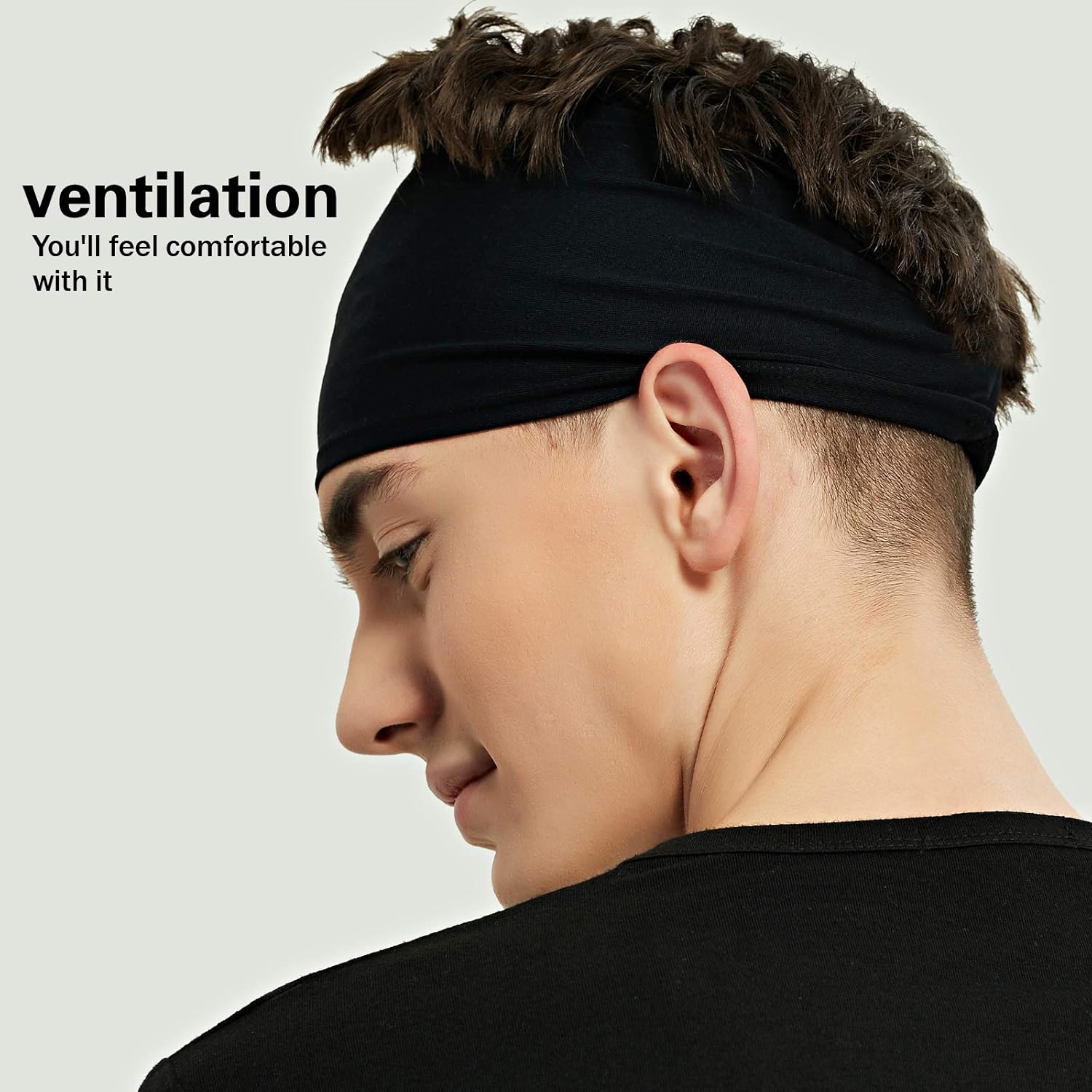 Detalle 2 de Pilamor Sports Headbands 5-Pack moisture-wicking