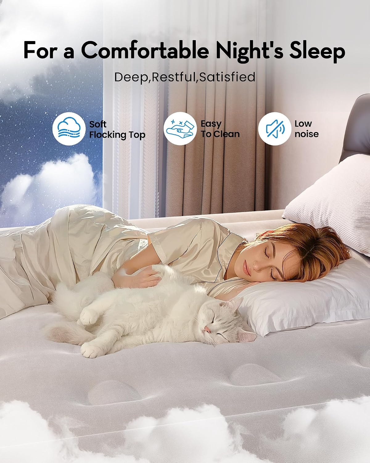 Detalle 2 de OhGeni Air Mattress Queen 18 Raised