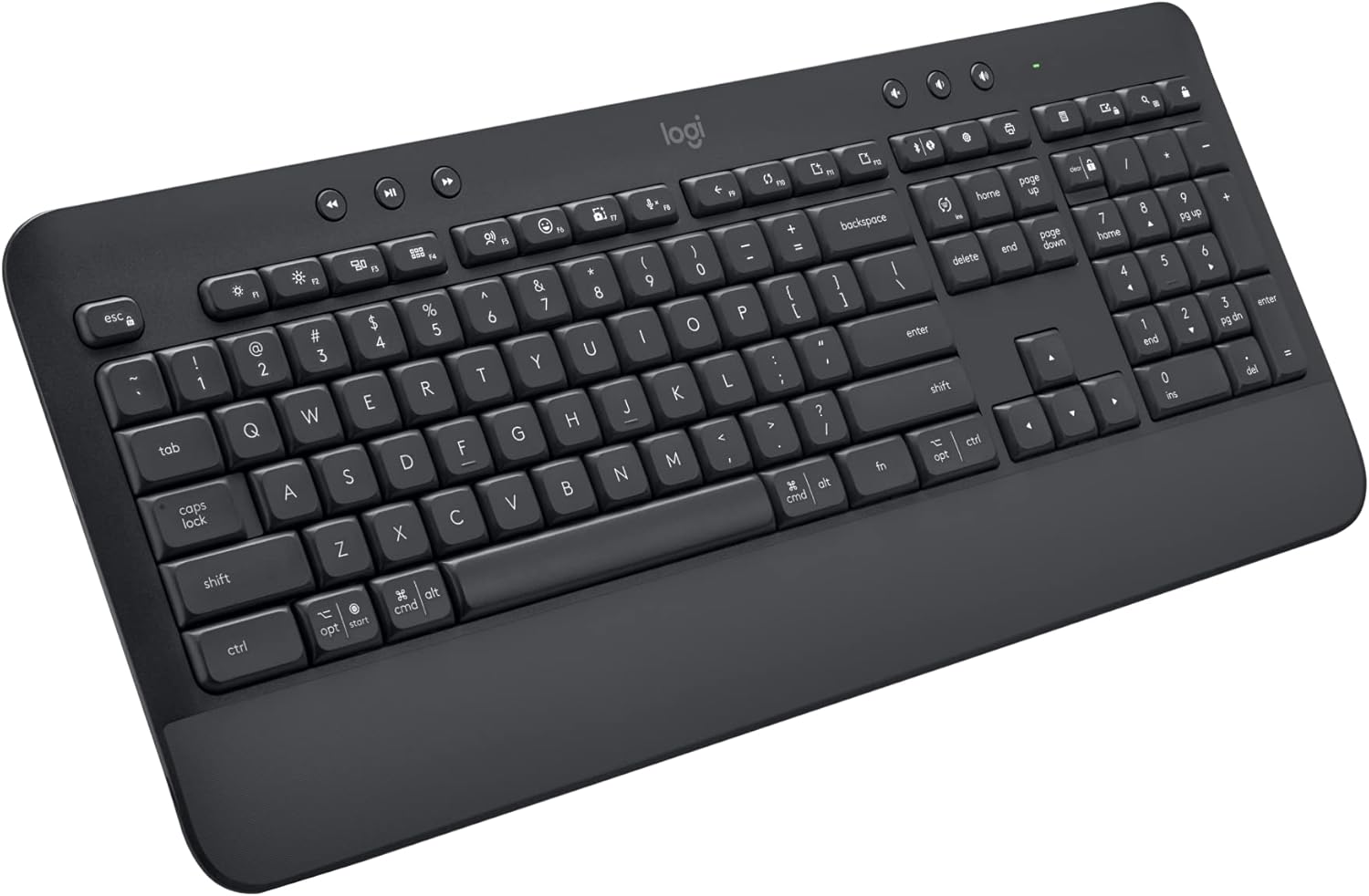 Detalle de Logitech full-size wireless keyboard K650