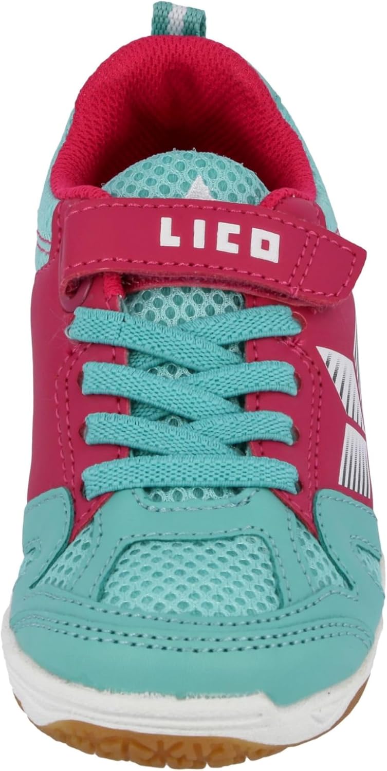 Detalle de Lico Unisex Kinder Sport VsHallenturnschuhe – Hallenlaufschuh mit Klettverschluss und TPR-Laufsohle