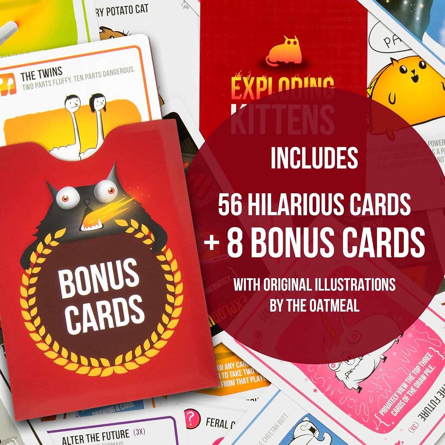 Thumbnail 3 de Exploding Kittens -10th Anniversary Collectible Tin (New Edition) – 8 Legacy Cards