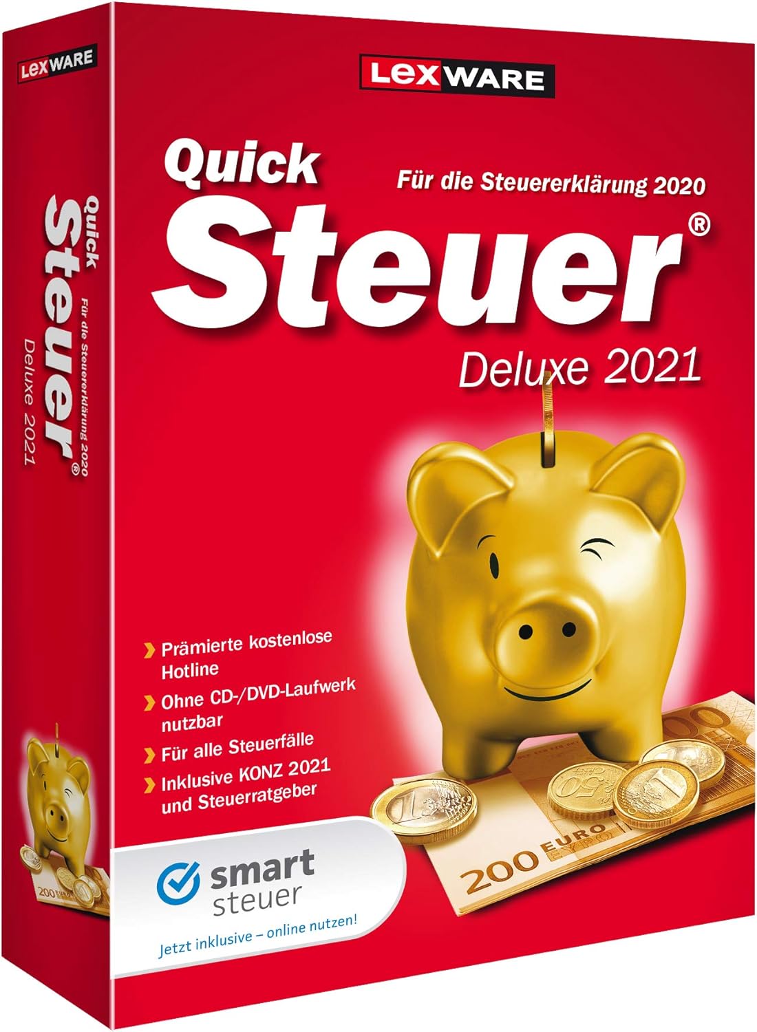 Detalle 2 de QuickSteuer Deluxe 2023 (für Steuerjahr 2022) – Private und gewerbliche Steuererklärung, Download + PC Aktivierungscode per Email