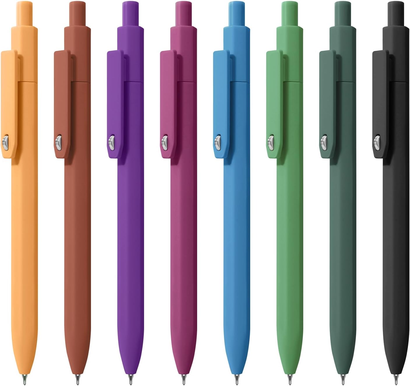 Detalle de Vitoler VITOLER Gel Pens, 0.5 mm Black Ink, Retractable, 8-Pack