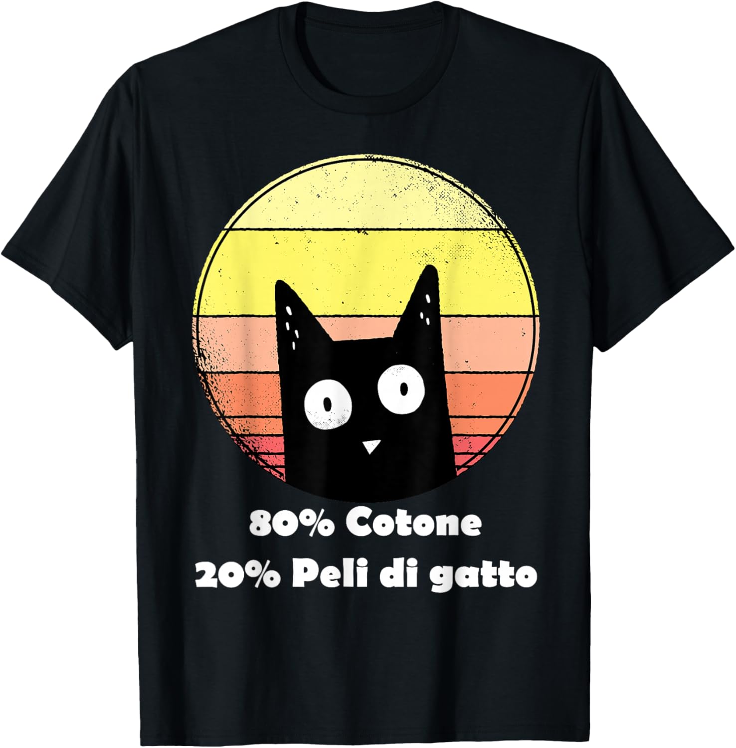 Detalle de Maglietta Gatto 80% cotone