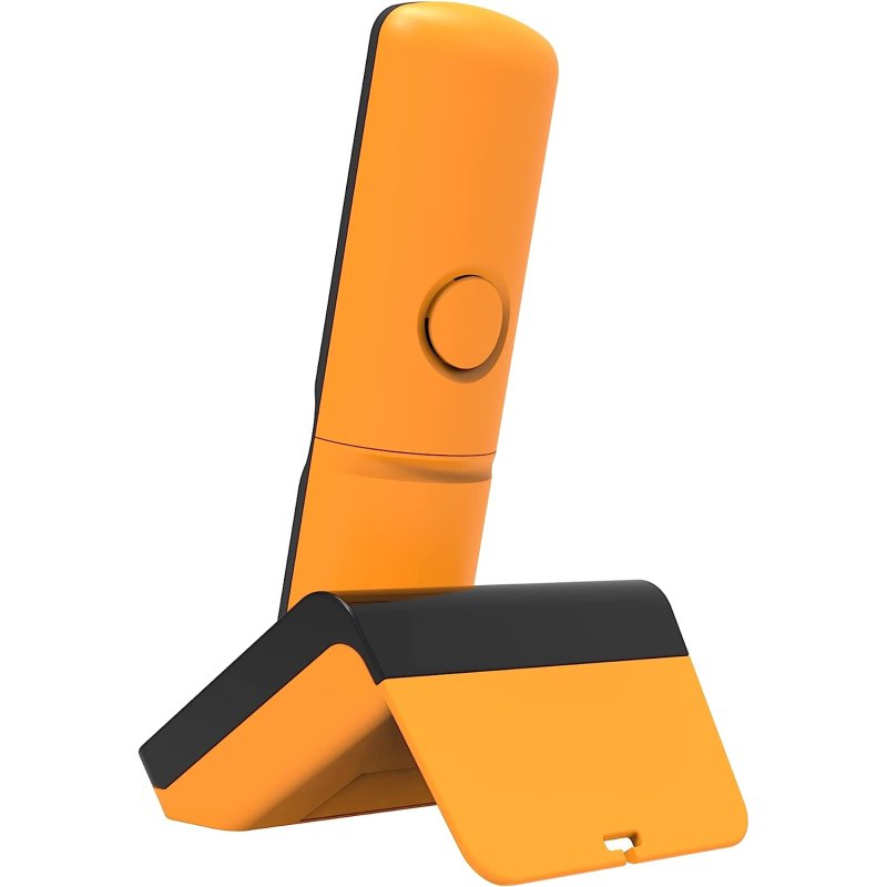 Detalle de Alcatel S280 Duo teléfono inalámbrico DECT, negro/naranja ☎