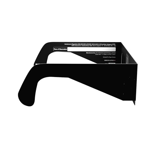 Detalle de Absolute Eclipse Lunettes Astronomie Eclipse Solaire 2026 – Lot 6, Certification ISO 12312-2, QR d’authenticité