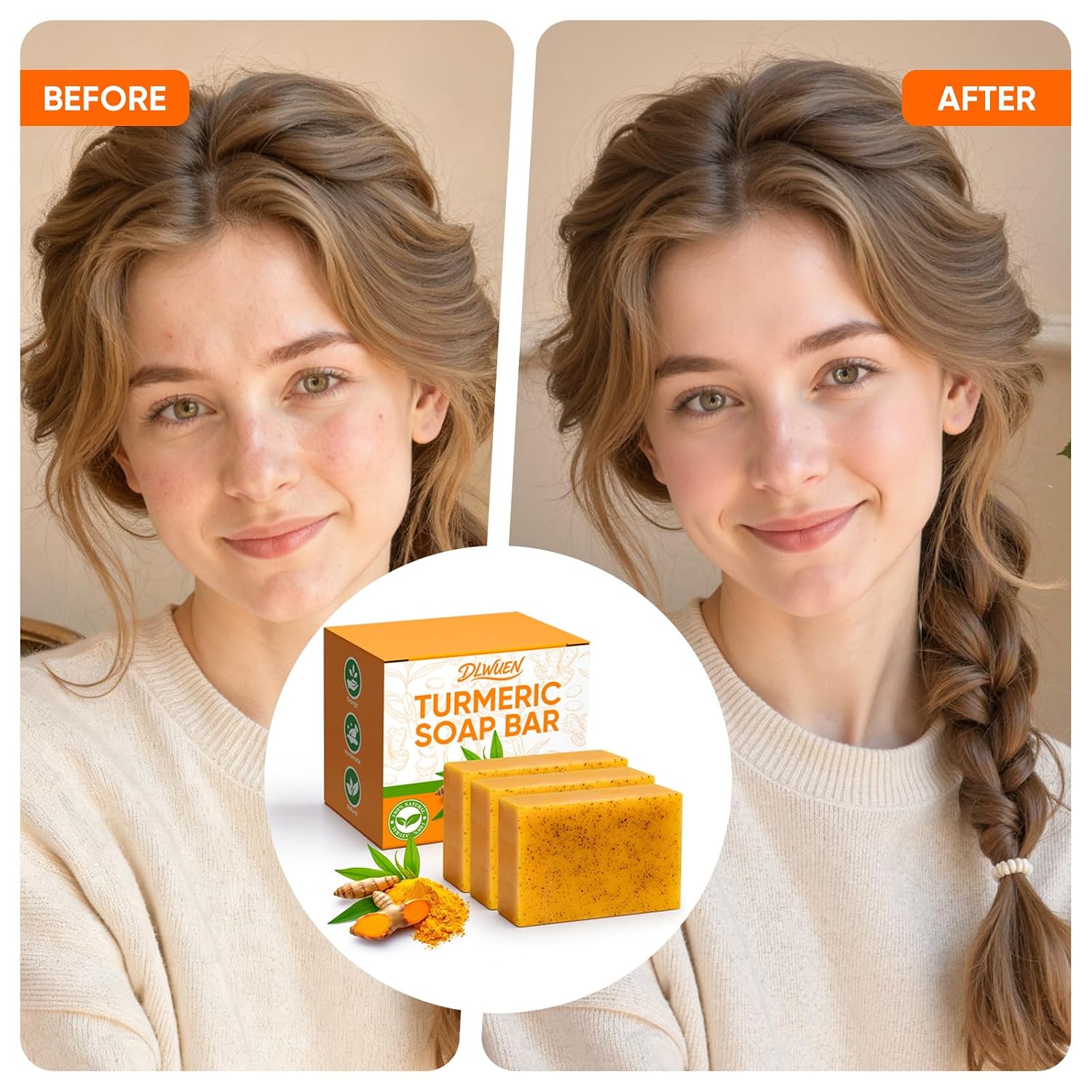 Thumbnail 6 de Turmeric Soap Bars, 10.59 oz